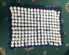 Vintage Pom Pom Pram Blanket For Silver Cross Coach Built Pram