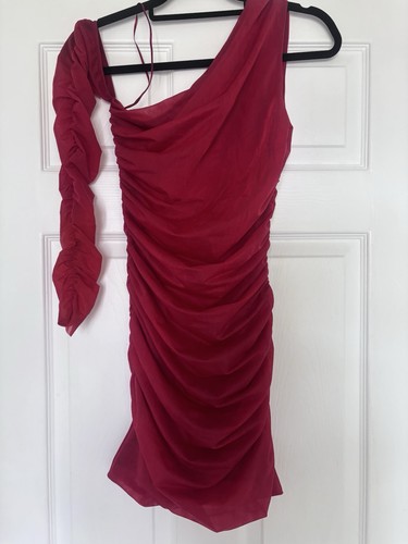 Zara one shoulder dress - shoulder, s