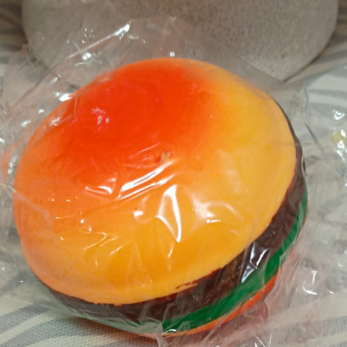 Burger squishy stress - burger,
