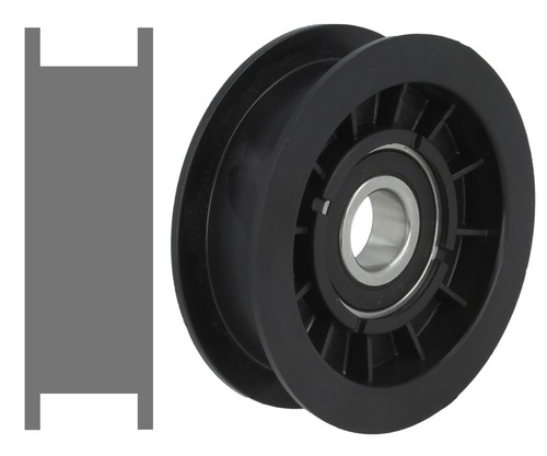 Flat idler pulley fits honda - flat,