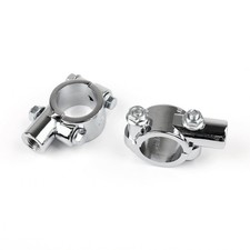 Motorcycle Bike 1" 25mm HandleBar 10MM Thread Mirror Mount Holder Clamp Adaptor*