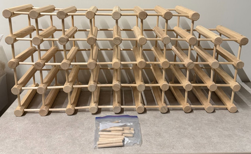 Wooden wine rack - wooden, bottle