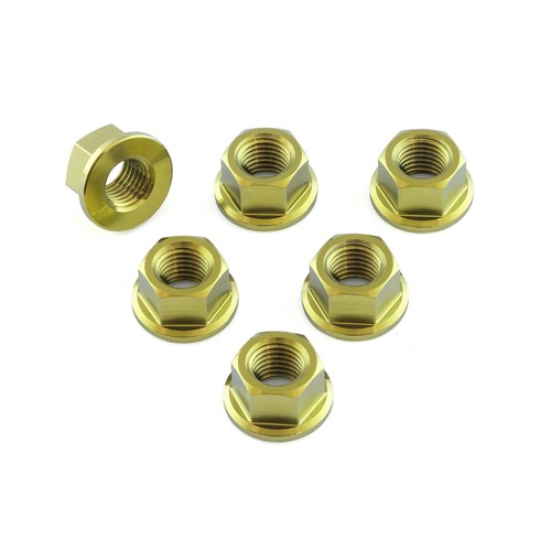 Titanium sprocket nuts m10 - sprocket,