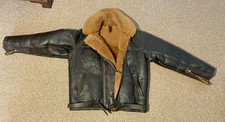 RAF WW2 Fighter Bomber Flying Jacket Irvin Pattern Brown Heavy Sheepskin 42"