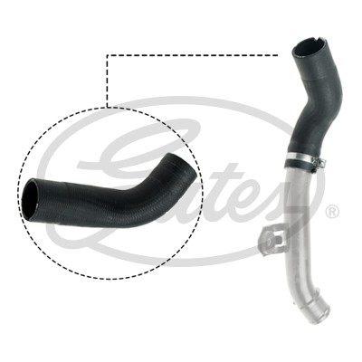 Charger air hose - air, for