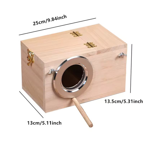 Wooden bird breeding - bird, box