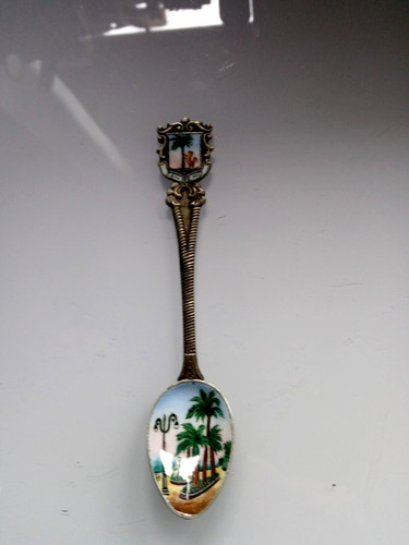 Vintage souvenir teaspoon - , from