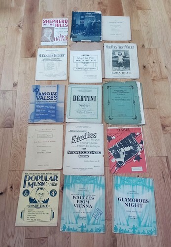 Job lot old vintage sheet - old,