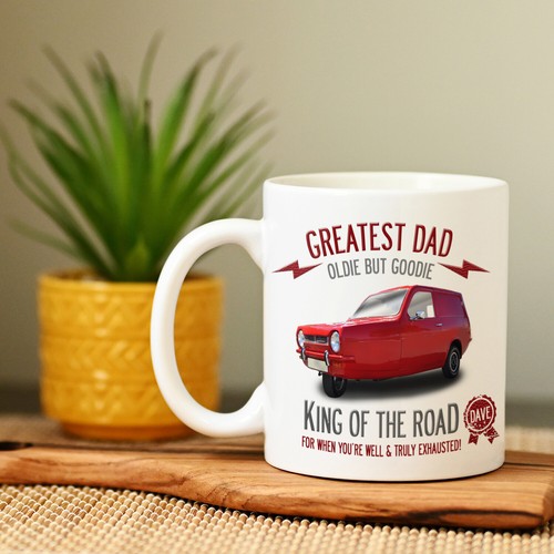 Personalised reliant robin mug - personalised,
