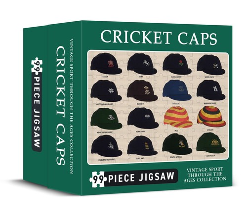 Cricket caps piece jigsaw - cricket,