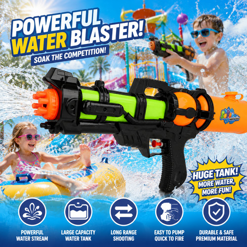 Giant water gun - water, pump