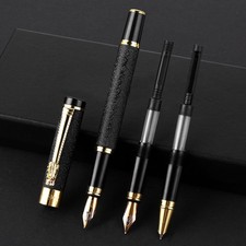 Metal Fountain Pen Set with 3