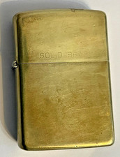 🔥 Vintage SOLID BRASS ZIPPO