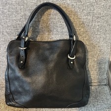 Hobbs lovely soft leather black grab bag