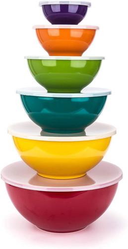 Melamine mixing bowls with - mixing,