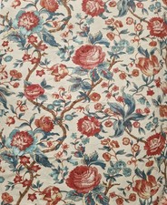 Vintage Laura Ashley Caroline Fabric, Curtain, Upholstery, Roses