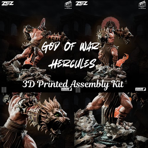 Gow hercules printed - 3d, model