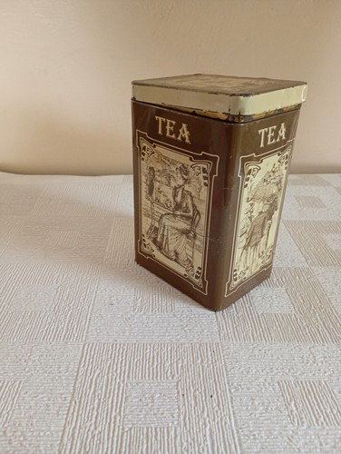 Tea tin vintage antique - tea,