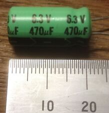 470uF 6.3V Vintage PLESSEY Radial Capacitor (Pack of 5)