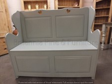 4ft painted monks bench - 4ft, settle