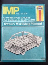 Imp 1963-1976 Haynes Owners Workshop Manual