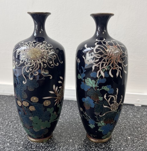 Pair antique japanese meiji - pair,