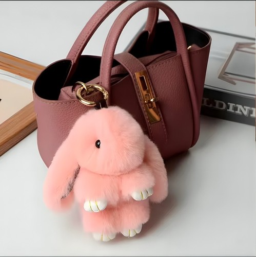 Fluffy cute artificial rabbit - fluffy,