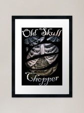 Old Skull Chopper - Skeleton