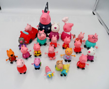 Large Bundle of Peppa Pig Playset Toys Figures, X23 Different Sizes Various