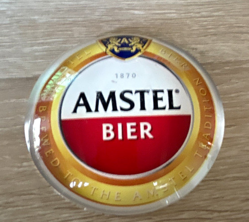 Amstel beer pump clip badge - amstel,