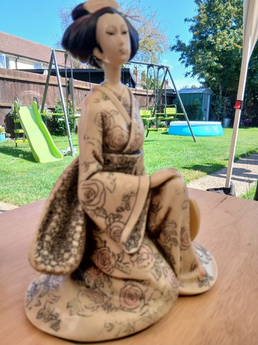 Japanese okimono geisha - japanese,