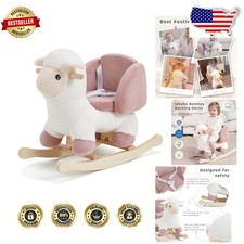 Plush Sheep Rocking Horse