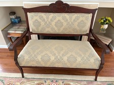 Antique settee loveseat