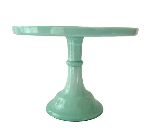 Mint green ceramic pedestal - mint,