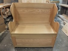 3FT MONKS BENCH 100% SOLID OAK HAND MADE VARIOUS SIZES & COLOURS BESPOKE