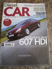 DIESEL CAR MAGAZINE OCT 2000 607 HDI ALMERA TINO MERC S320 CDI