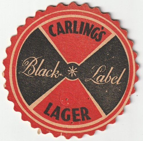 Beer mat carling - mat,