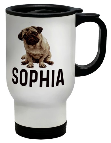 Personalised pug lover - pug, travel