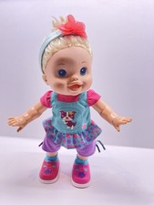 Hasbro Vintage Baby Alive Baby Wanna Walk Doll Blonde Hair 2011 Collectable 14"