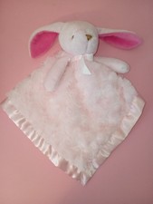 BLANKETS & BEYOND PINK BUNNY COMFORTER BLANKET SOF TOY