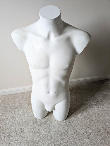 Male half body form - half,