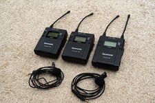Saramonic UwMic9 Kit 2 TX9+TX9+RX9 UHF Wireless Mic Lav Sys,2 Bodypack TX + 1 RX