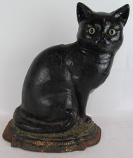 Rustic Cast Iron black Cat