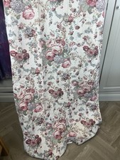 2x Bespoke Laura Ashley  VICTORIA Hydrangea & Cabbage Roses W130 x 244cm/51x96”