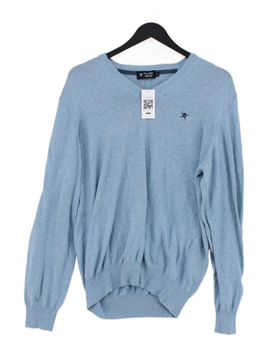 Hackett men jumper blue - men's, m