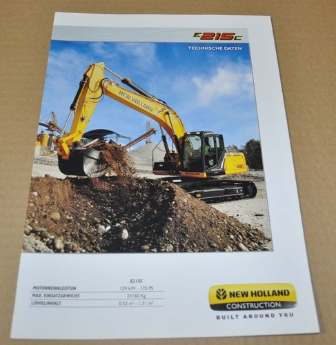 2011 new holland e215c - holland, crawler