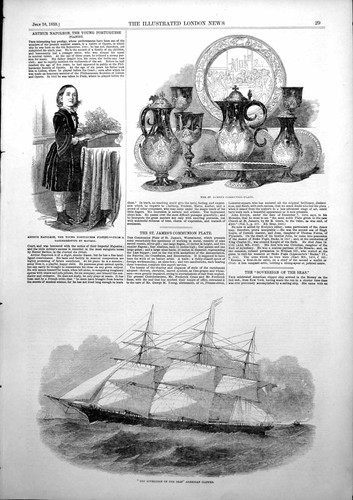Antique print sovereign - sovereign, seas
