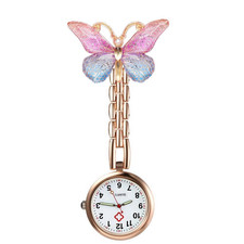 Elegant Butterfly Fob Watch -
