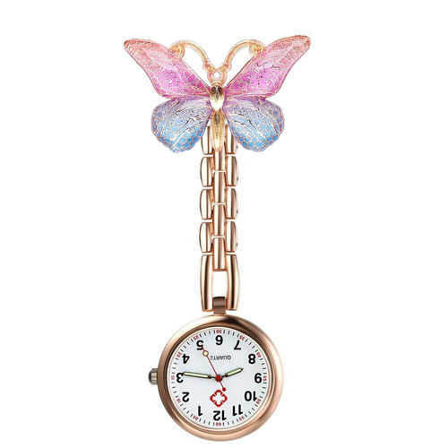 Elegant butterfly fob watch - fob,
