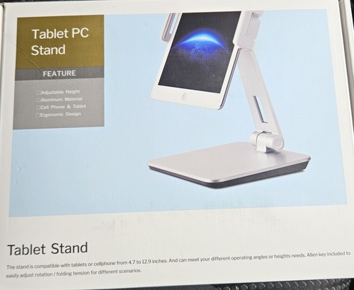 Tablet stand dark - stand, grey